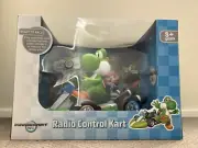 LARGE 28CM GENUINE MARIO KART WII YOSHI RADIO CONTROL RC KART *NEW IN BOX*