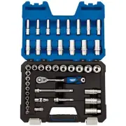 Draper Metric Socket Set 3/8"D 42 Piece Single Hex Deep & Standard Length 16451