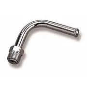 Holley Fuel Line 5/8-18 Inch Inverted Flare Angled Fits 3/8 Inch Hose - Chrome, 90 Degree, HO34-22