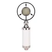 Professional Condenser Wired Vintage Recording Studio Microphone for Live Broadcast White