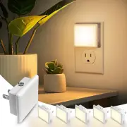 Night Lights Plug into Wall, [6-Pack] Plug in Night Light, Dusk-To-Dawn Sensor,