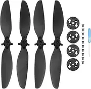 Quick Release Propeller Light Weight Props Blade Replacement Wing Fans Spare Parts Accessories, for DJI Mavic Mini/Mini 2 Drone Drone Propellers (Size : Black)