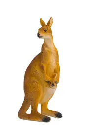 Aussie Figurine Kangaroo Mum & Joey 15cm