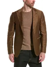 ISAIA Wool & Silk-Blend Suit Jacket