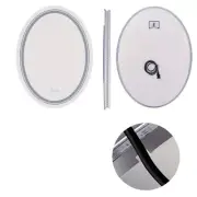 NNETMWF LED 500x700mm Oval LED Bathroom Mirror