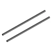 2 Pack 8x6x500mm Carbon Fiber Round Tubes 3K Roll Wrapped Tube for RC Airplane