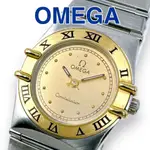 OMEGA 歐米茄 手錶 星座系列 LADY MINI 金色 K18 機械 日本直送 二手