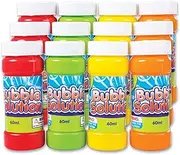 [12PCE] Party Central Bubble & Wand Mega Value Set, Endless Bubble Fun, Abundant Bubbles and Hours of Entertainment