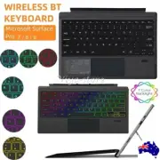 For Microsoft Surface Pro 9 8 7 6 5 4 3 RGB Bluetooth Backlit Keyboard Touchpad
