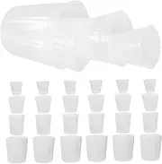 ANDRESLAD 36pcs Plant Nursery Cups with Drainage Elastic Plastic Seedling Pots for Garden Balcony and Courtyard