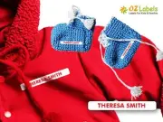 Custom Iron-on Clothing Name Labels for Kids Uniforms, Small Size - Oz Labels