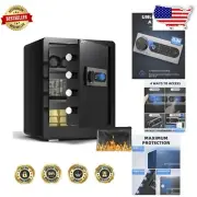 Fireproof and Waterproof Safe with Digital Keypad - Secure Storage for Valuables
