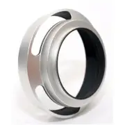 58mm Silver Chrome Vented Metal Lens hood For Leica Contax Zeiss Voigtlaner USA