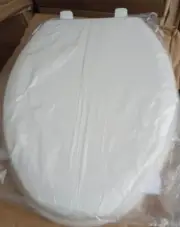 Beneke Elongated Plastic Closed Front Toilet Seat 500TMA White