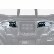 Billet Ride Command Dash Panel & Switches Polaris RZR XP1000 Turbo, S 900 Silver