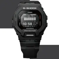 在飛比找momo購物網優惠-【CASIO 卡西歐】G-SHOCK 藍牙連線 方形運動腕錶