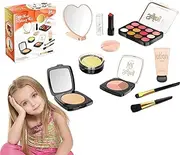 Mxshc Makeup Set for Kids | Pretend Makeup Toy Sets for Girls - Fake Pretend Play Makeup Kit, Safe Girls Kids Makeup Sets for Children, Little Girls