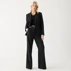 J.Crew Carolina Flare Pant Black 14