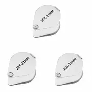10X/20X/30X Amplify Jewelers Loupe Magnifier Jewelry PocketLoop Magnifying Glass