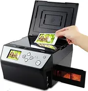 22MP Digital Film & Slide Scanner, High-Resolution Photo Scanner for 35mm & 110 Film Negatives, Slides, Photos, Documents & Business Cards - Convert B&W/Color to Digital JPEG Files
