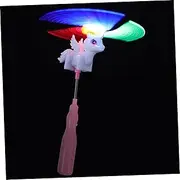 Children's Luminous Windmill Princess Wand Led Windmill Wand Light up Stick Descendants Toys Led Glowing Stick Flash Wand Glitter Wand Fairy Wand Electronic Component Prize Dolphin