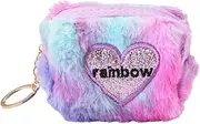 [YangQian] Mini Coin Purse Wallet Keychain for Girls Women Tiny Pocket Coin Pouch Keychain Accessories Decorations Backpack Bag Pendant