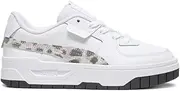 [PUMA] Kids Girls Cali Dream Animal Print Lace Up Sneakers Shoes Casual - White