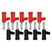 Convenient Stackable Banana Plug Terminal Binding Post Connector (10PCS)