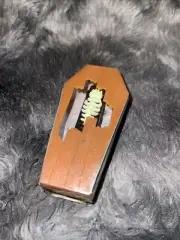 HEXBUG Nano Mutant Zombie Glow In The Dark battery powered robot in Brown coffin