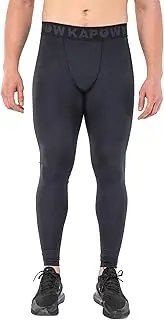 [Kapow Meggings] Vulcan Thermal Men's Leggings - Compression Leggings for Men, Warm Winter Activewear