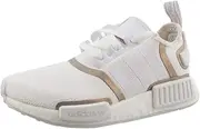 [adidas] NMD_R1 Womens Shoes Size 6, Color: Off White/Metallic Brown-White