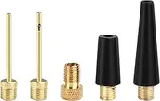 Ball Needles for Air Pump, Needle Inflator Kit Needle Nozzle Adapter, Ball Pump Needle Set for Football, Basketball, Volleyball, Swim Ring, Balloon, Bike 5pcs