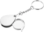Magnifier Lanyard 10x Magnifying Glass for Jewelry Botany Daily Use Keychain Accessory
