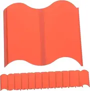 CIMAXIC 20pcs Gardening Fence Garden Edge Border Garden Fencing Garden Edging Fence Landscape Border Edging Garden Fence Border Landscaping Edging Border Garden Bed Fencing Red Pp