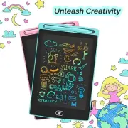 10"LCD Writing Tablet Drawing Board Colorful Handwriting Pad Kids AU