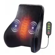 Back Lumbar Support Pillow for Office Chair, Chair Pillow for Back Black