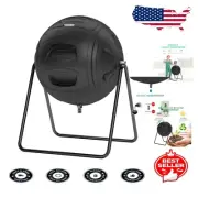 Fast-Working Compost Bin with Drain Plugs - Transform Kitchen Waste Effortlessly