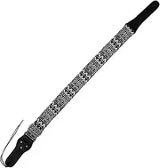 UPKOCH Bohemia Style Knitting Pattern Guitar Strap Electric Guitar Belt for Comfortable Playing Durable and Moisture Absorbing Accessory