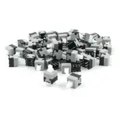55pcs 6 Pins DPDT Latching Power Micro Push Button Switches 8.5x.8.5mm