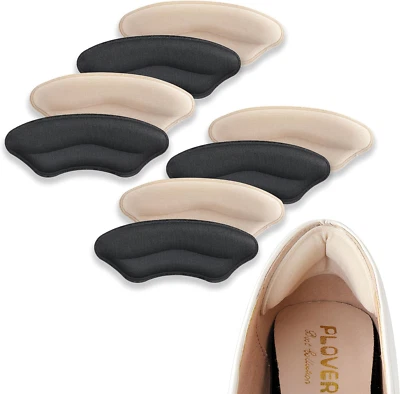 Back of Heel Cushion Pads 8Pcs Mesh Adhesive Heel Grips Inserts for Boots