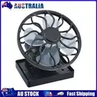 Portable Solar Mini Fan Air Conditioner Desktop Collar Clamp Fan ABS Material AU