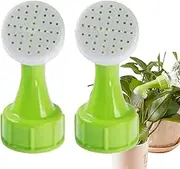 Garden Spray Nozzle - Water Bottle Sprinkler | 2 Pack Replacement Attachment Tools For Indoor Gardening House Lawn Bathroom Seedlings