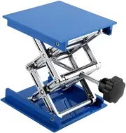 Lift Tables,Blue Electroplated Aluminum Lab Lifting Platform Stand Rack Scissor
