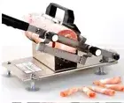 304 Stainless Steel Manual Frozen Meat Slicer Handle Meat Cutting Machine ST2 uo