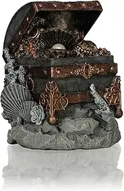 biOrb 55031 Treasure Chest - Impressive Aquarium Decoration in The Shape of a Pirate Treasure | for Designing Freshwater Aquariums and Saltwater Aquariums