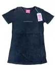One Teaspoon Organic Fitted Logo Tee Acid Black Size XS NWT