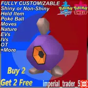 Pokémon Sword and Shield ✨ Shiny Roggenrola ✨ W/ Best 6IV Customizable
