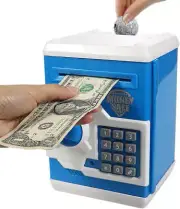 Piggy Banks for Kids, Electronic Password Code Money Banks ATM Banks Box Coin