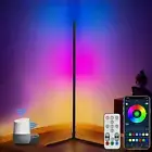 RGB LED Floor Lamp, 1.45M LED Corner Lamp Compatible with Alexa, Remote and App