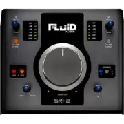 Fluid Audio SRI-2 : 2x2 USB desktop wedge w/24-bit/192kHz Monitor Controller